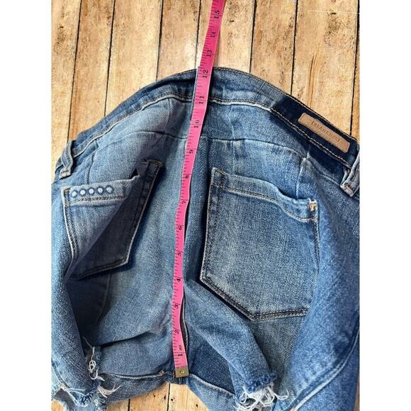 BlankNYC The Essex Paneled Blue Denim Shorts Size 25 - Picture 12 of 14